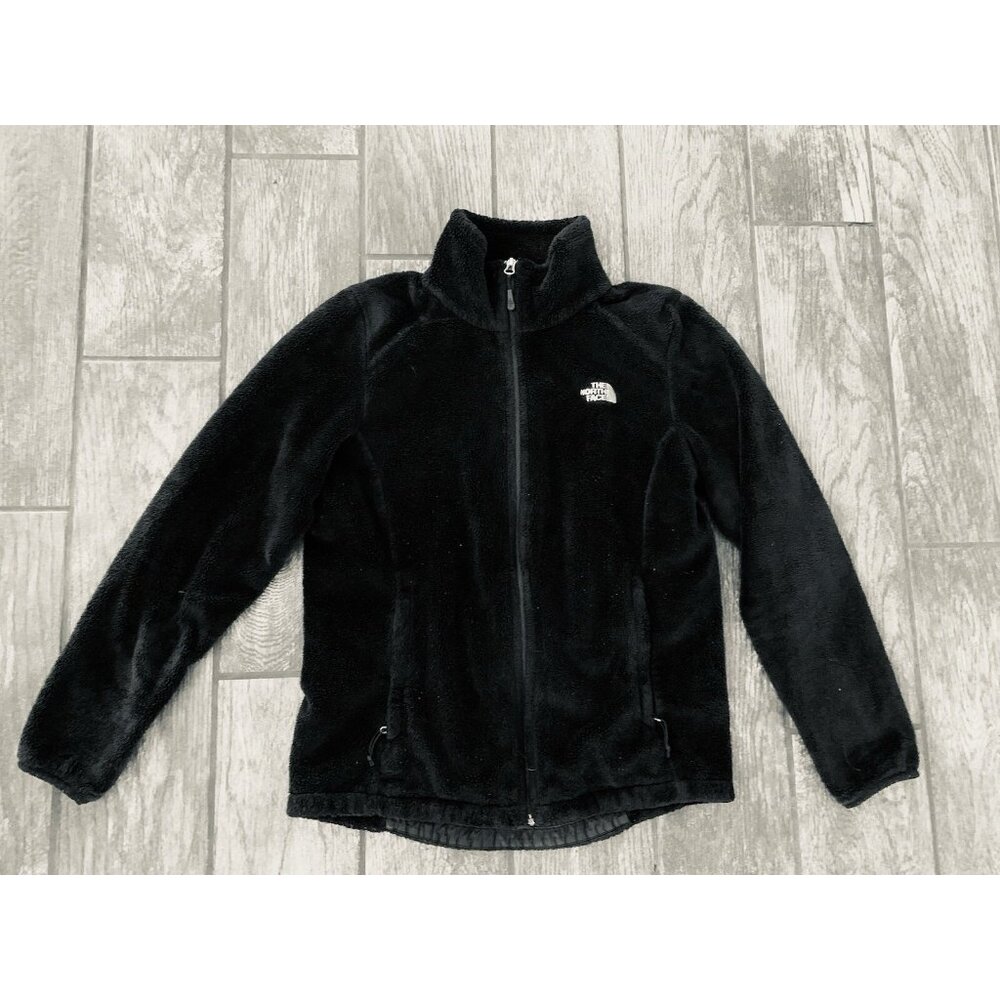 North Face Jacket Womens M Long Sleeve Full Zip Pockets Lightweight Fleece